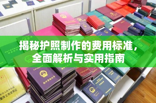 玉环揭秘护照制作的费用标准，全面解析与实用指南